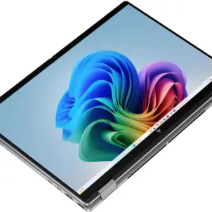 HP - OmniBook X Flip 2-in-1 - Copilot+ PC - 14" 2K Touch-Screen Laptop