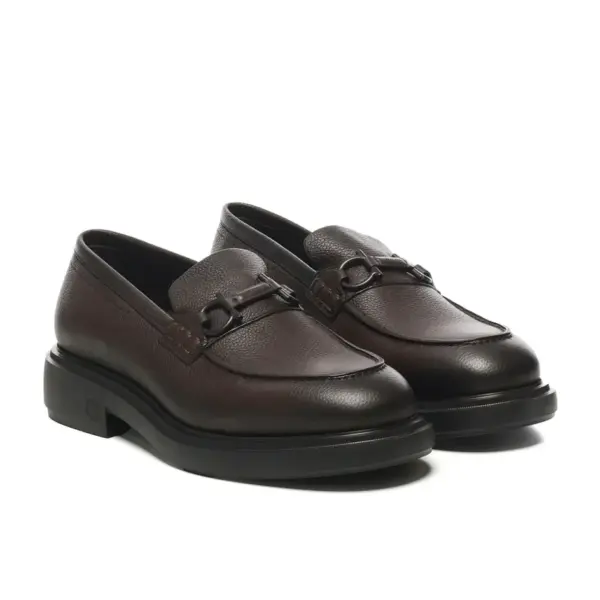 Ferragamo Gancini-detail loafers