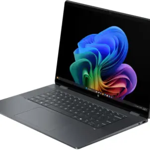 HP - OmniBook X Flip - Copilot+ PC - 16" 3K OLED Touch-Screen Laptop