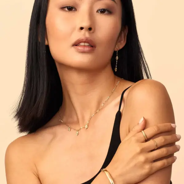 14K Gold The One Bold Bangle