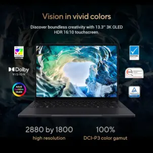 ASUS - ProArt PX13 13" 3K OLED Touch Screen Laptop - Copilot+ PC - AMD Ryzen AI 9 HX 370