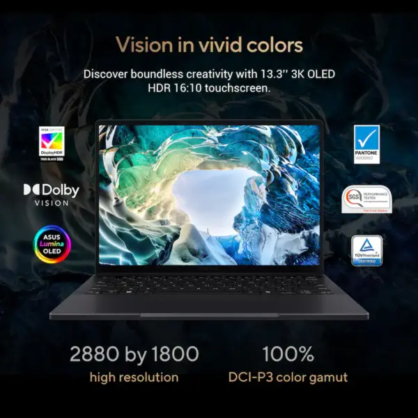 ASUS - ProArt PX13 13" 3K OLED Touch Screen Laptop - Copilot+ PC - AMD Ryzen AI 9 HX 370