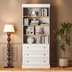 Vyre 71" Tall Farmhouse Bookshelves