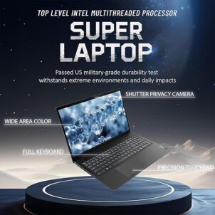 Lenovo V15 Business Laptop (2025/2026) with 15.6″ FHD, Intel CPU, 16GB RAM, 1TB SSD, Windows 11 & Office