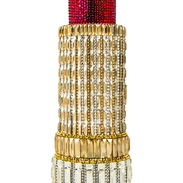 Lipstick Seductress Crystal Bag