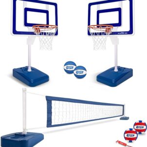 GoSports Splash Hoop Elite 2-in-1 Full Court Pool Basketball