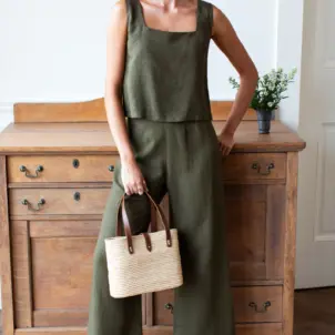 Roma Pant - Martini Olive