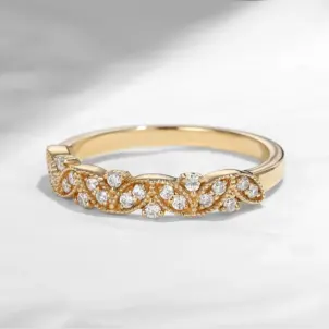 Women Art Deco Diamond Ring