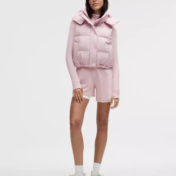 Wunder Puff 600-Down-Fill Cropped Vest