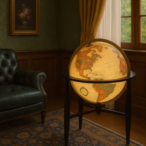 Finley Illuminated Globe