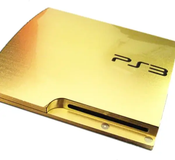 24K Gold-Dipped PlayStation 3