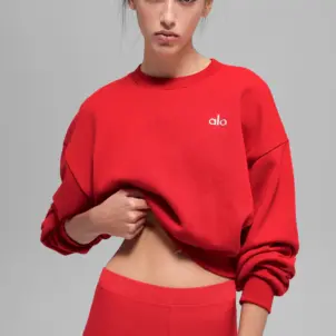 Cropped Accolade Crewneck