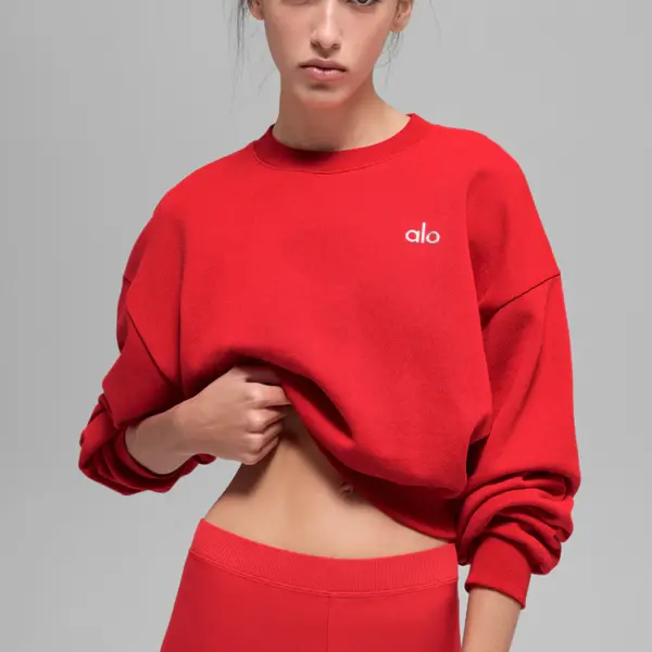 Cropped Accolade Crewneck