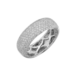 Halfway 18K Gold Diamond Band Ring