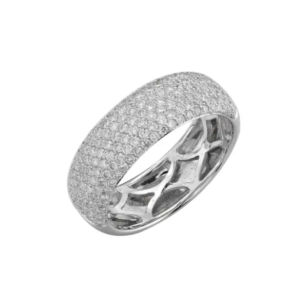 Halfway 18K Gold Diamond Band Ring