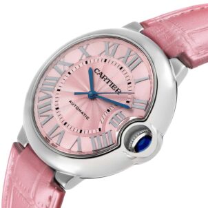 Cartier Ballon Bleu 36 Steel Pink Dial