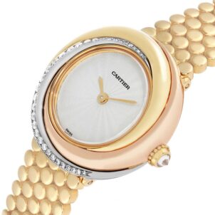 Cartier Trinity White Yellow Rose Gold Diamond