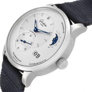 Glashutte PanoMaticLunar Steel Silver