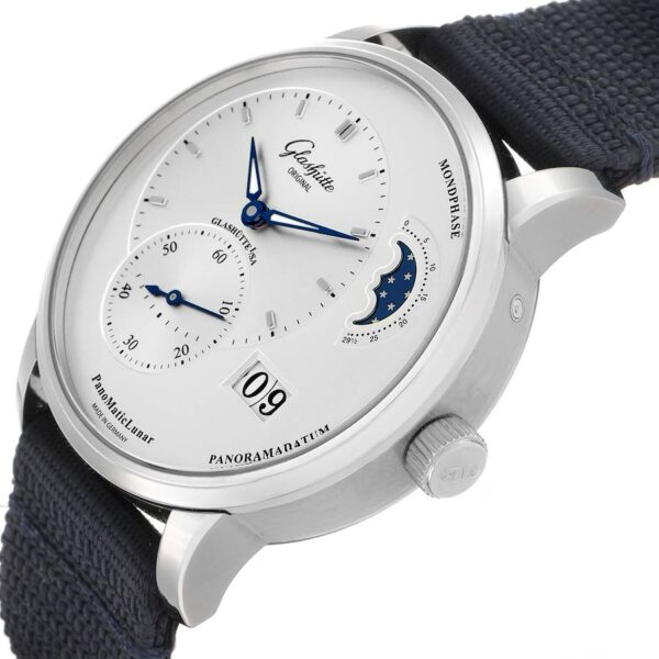 Glashutte PanoMaticLunar Steel Silver