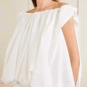JACQUEMUS The Lavande stretch cotton-blend voile blouse