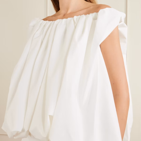 JACQUEMUS The Lavande stretch cotton-blend voile blouse