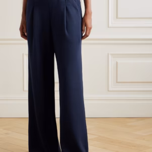 VARLEY The Extra Wide Leg pleated DoubleSoft wide-leg pants