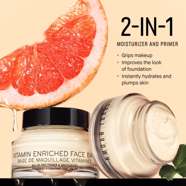 Vitamin Enriched Face Base Moisturizer & Primer with Vitamin C + Hyaluronic Acid