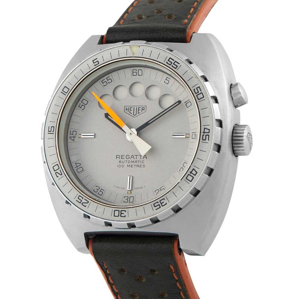 Regatta Timer Gray PVD Steel Watch