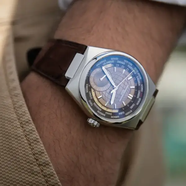 Highlife Worldtimer Manufacture Leather Strap Watch