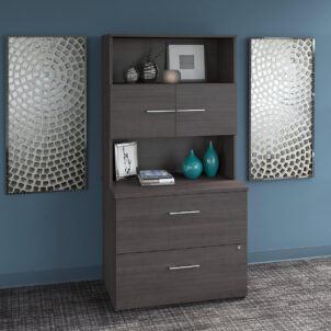 Bush Business Furniture Office 500 Contemporary 2 Drawer Lateral File Cabinet