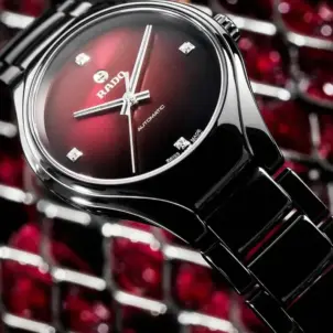 True Automatic Diamond Ceramic Bracelet Watch