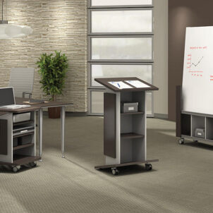 Global Zira Collection 3 Piece Collaborative Conference and Training Room Accessories Package