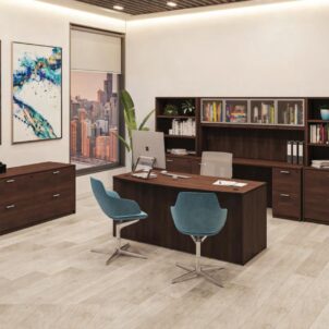 i5 Industries Kai Collection Executive Office Furniture Configuration