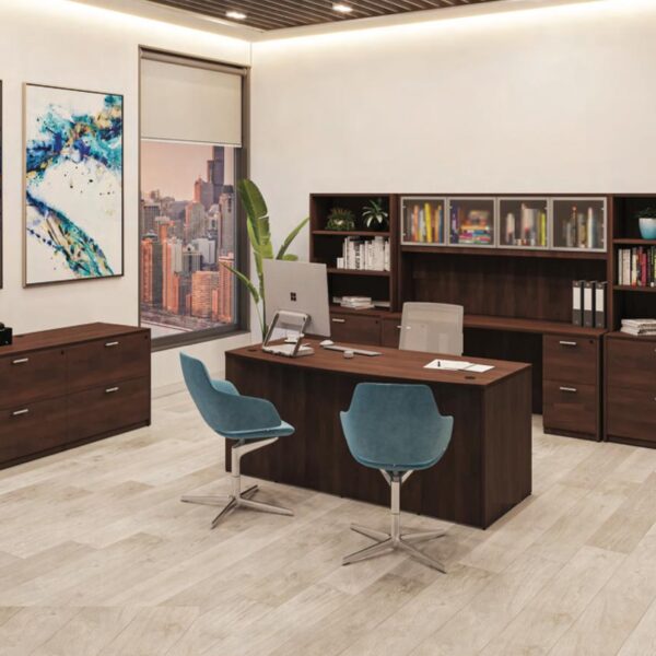 i5 Industries Kai Collection Executive Office Furniture Configuration