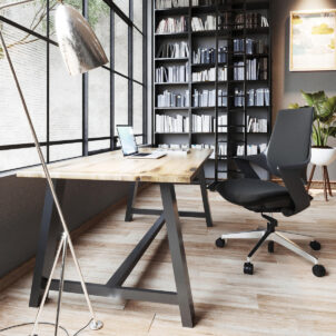 Midtown Solid Wood Top Conference Table