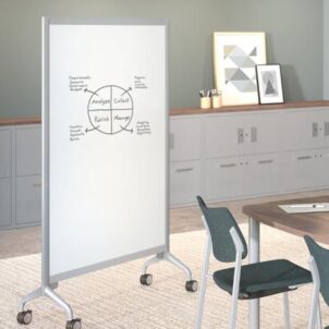 KI Mobile Dry Erase Marker Board