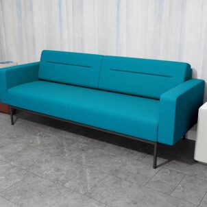 Lesro Darsey Collection Welded Steel Frame 3-Seat Sofa