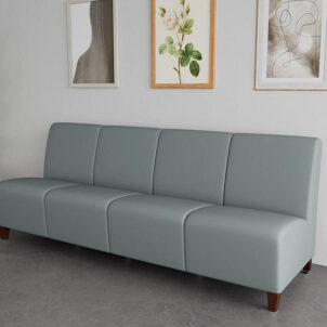 Lesro Siena Collection Armless 4 Seat Sofa
