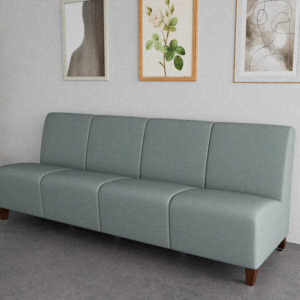 Lesro Siena Collection Armless 4 Seat Sofa