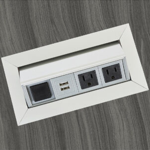 Mayline Power Module with USB and Power Inputs
