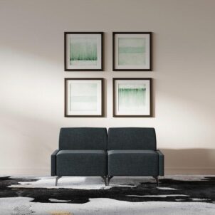 Office Source Saxon Modular 2-Seat Sofa Configuration