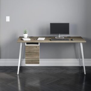 Right Angle Tango Modern Writing Desk with Optional Storage