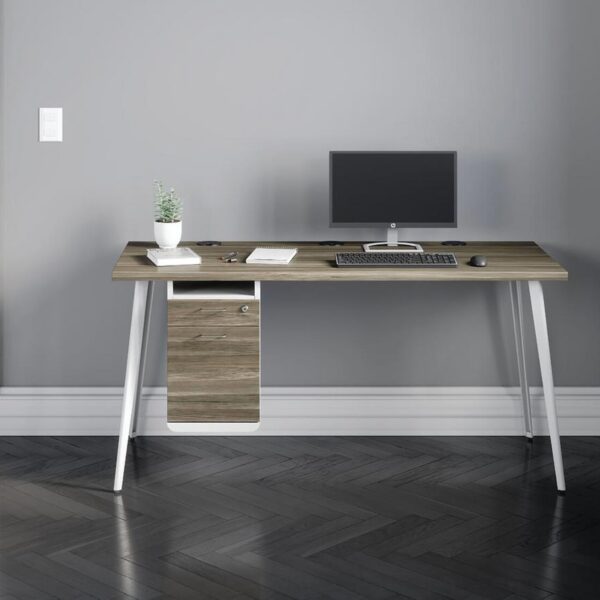 Right Angle Tango Modern Writing Desk with Optional Storage
