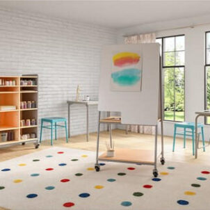 Safco Learn 30" x 63" Mobile Whiteboard