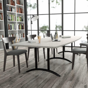 Special-T Oscar Collection Large Boat Shaped Boardroom Table