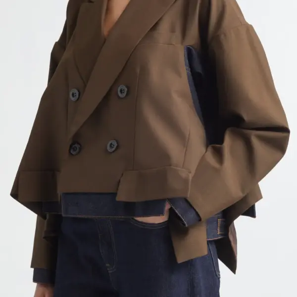 Double Breasted Suiting & Denim Jacket