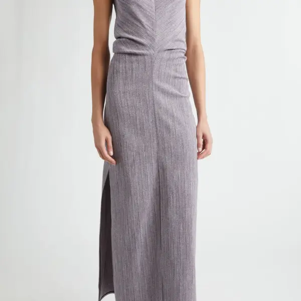Selene Static Suiting Maxi Dress