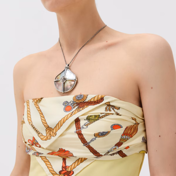 Silk Crepe Marocain Strapless Mini Dress