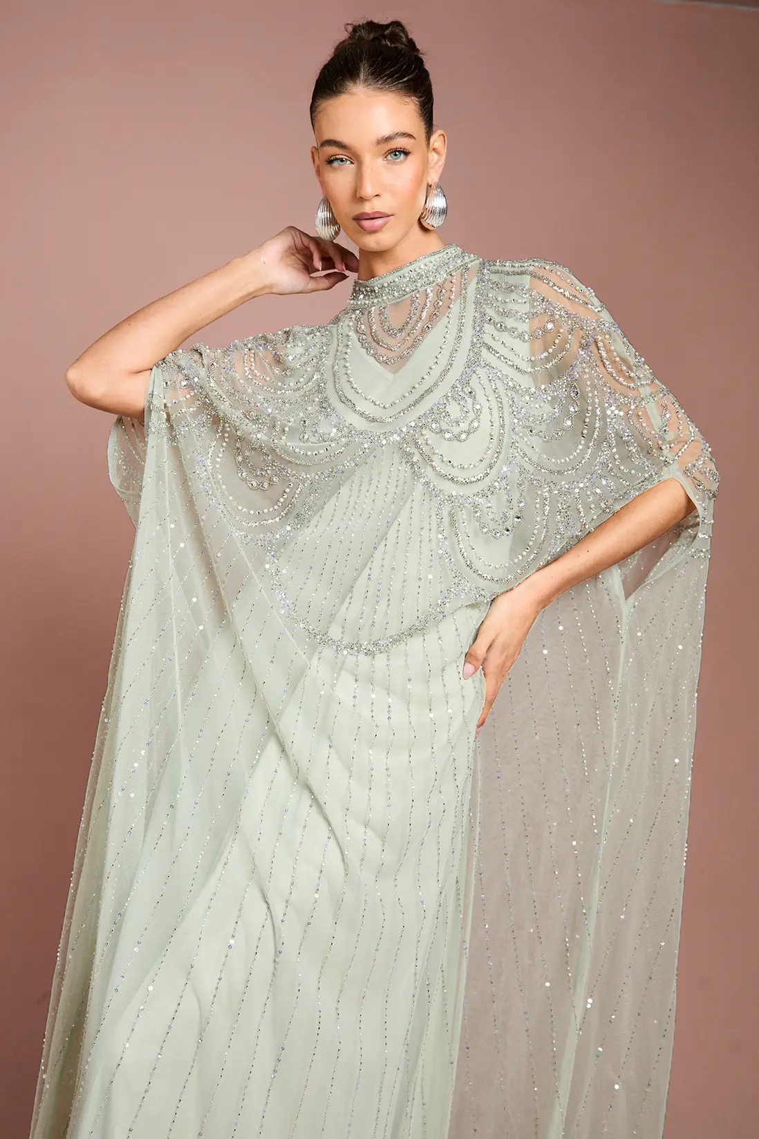 Coast Heavily Embellished Maxi Dress