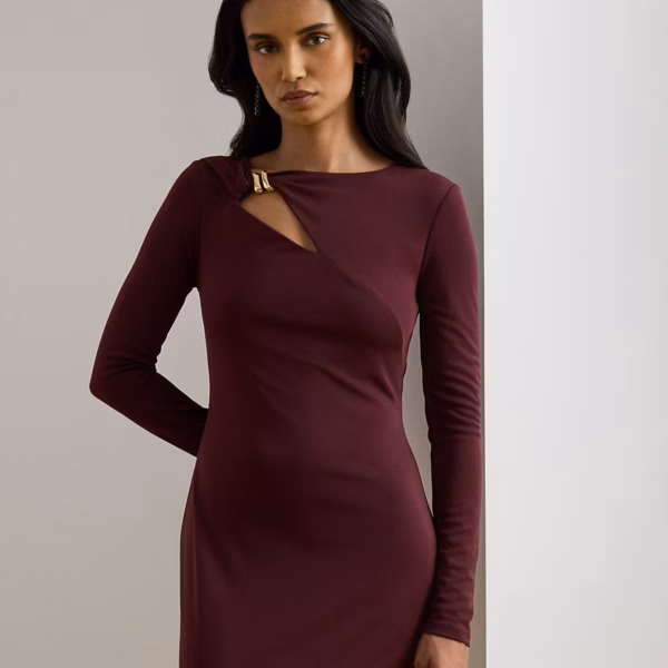 Cutout Jersey Gown